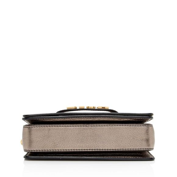 Dior Metallic Grained Calfskin Dio(R)evolution Flap Bag - Picture 4 of 15